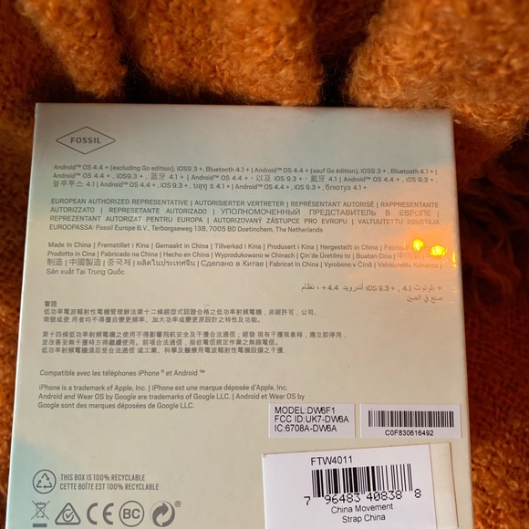 Men’s Fossil Smartwatch 4, Brand new,never used. - Picture 5 of 5